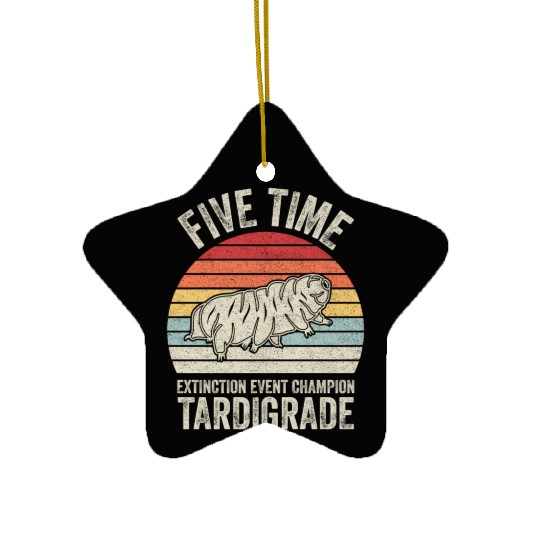 Microbiology Biologist Tardigrade Ceramic Ornaments