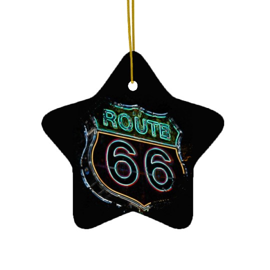 Route 66 Ceramic Ornaments