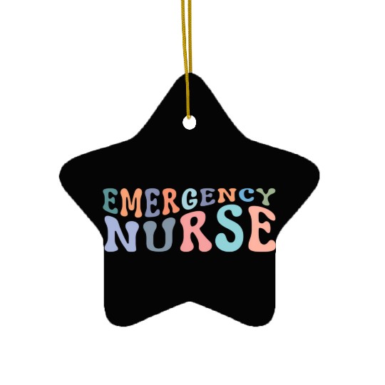 Emergency Room Er Nurse Registered Nurse Ceramic Ornaments