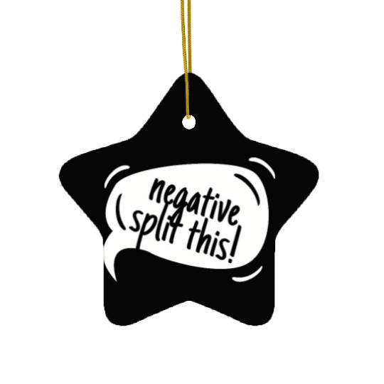 High School Running Ceramic Ornaments, Negative Split, Unise