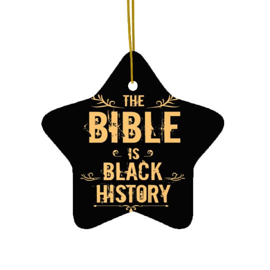 Hebrew Israelite Clothing Bible Black History Gift Ceramic Ornaments