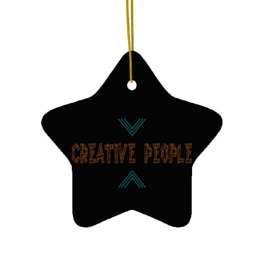 Creative People Ceramic Ornaments