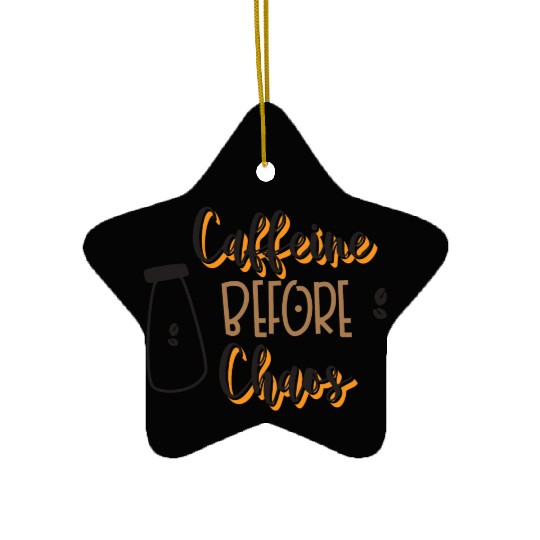 Caffeine Lover Cup Of Coffee Lover Ceramic Ornaments