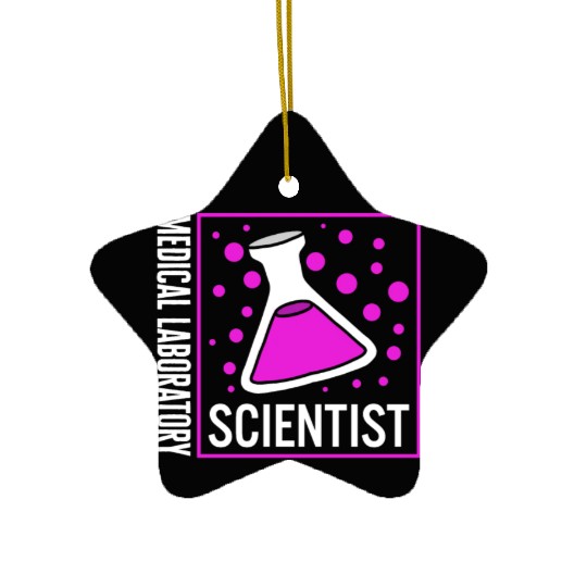 Science Ceramic Ornaments, Medical Laboratory Scientist Ceramic Ornaments,