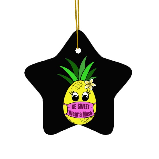 Sweet Pineapple Ceramic Ornaments