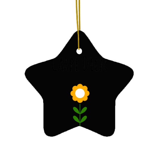 Carpe Diem Inspirational Ceramic Ornaments