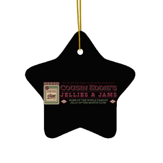 Cousin Eddie s Jellies Jams Ceramic Ornaments