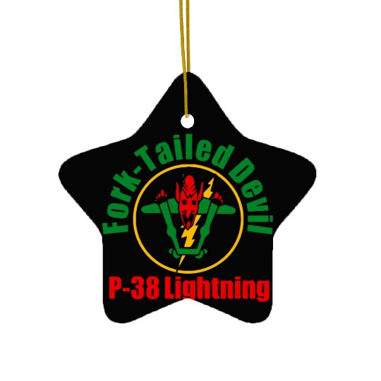 Fork Tailed Devil P 38 Lighting Ceramic Ornaments