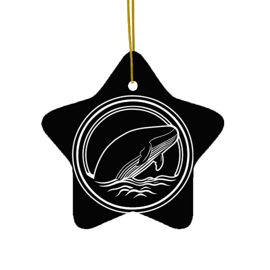 Whale Ocean Marine Ceramic Ornaments