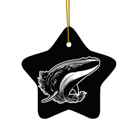 Whale Ocean Marine Ceramic Ornaments
