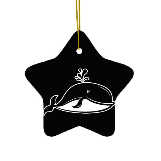 Whale Ocean Marine Ceramic Ornaments
