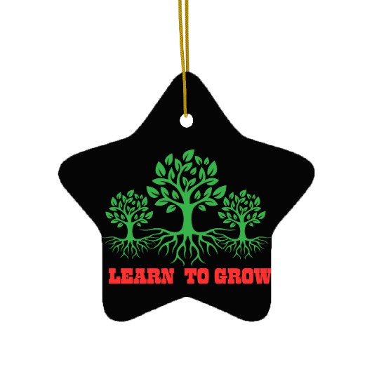 Growth Tree Inspirational Design Ceramic Ornaments
