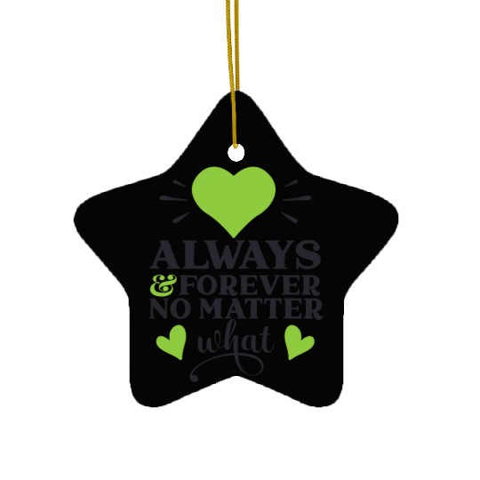 Funny Gift - I LOVE YOU Ceramic Ornaments