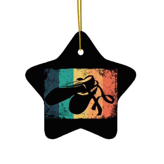 Ballet Shoes Vintage Woman Ballerina Ceramic Ornaments