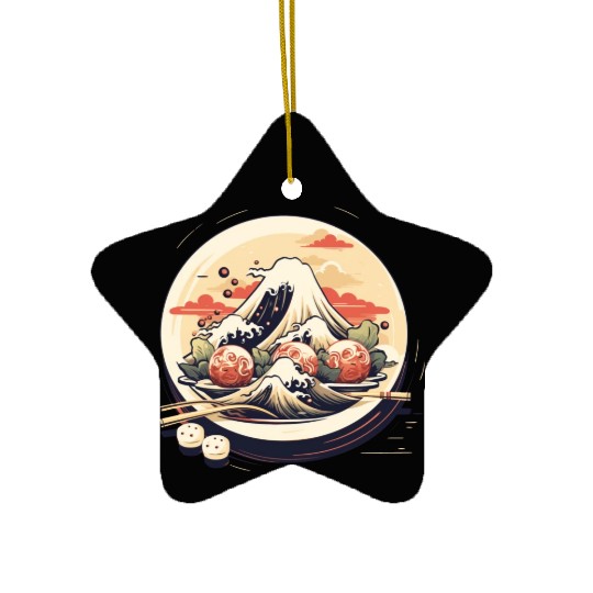 Great Takoyaki Ceramic Ornaments