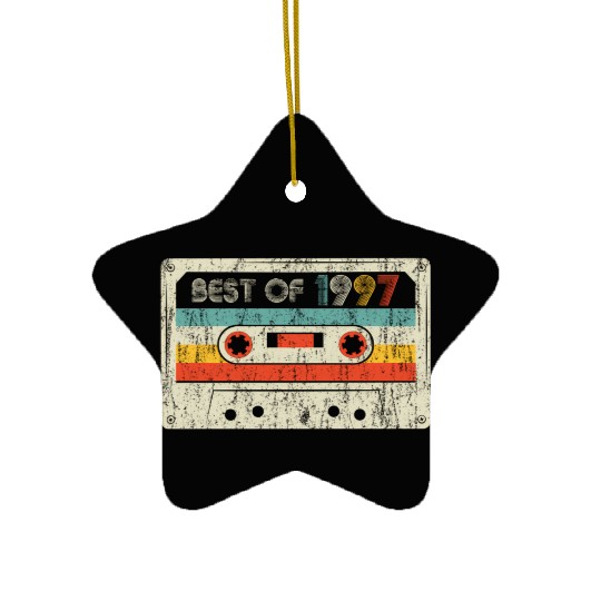 23rd Best Of 1997 Cassette Tape Ceramic Ornaments
