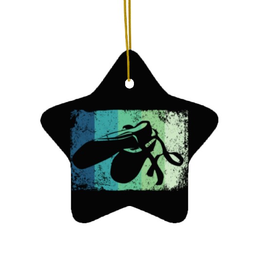 Ballet Shoes Vintage Woman Ballerina Ceramic Ornaments