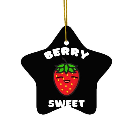 Berry Sweet - Strawberry Ceramic Ornaments