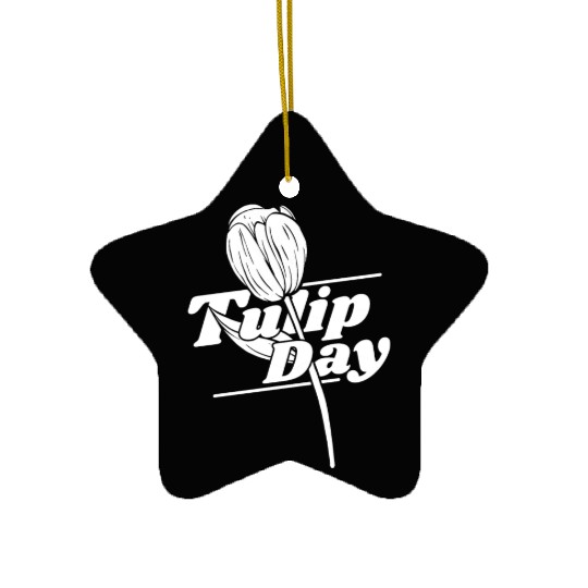 Tulip Gardening Tulips Ceramic Ornaments