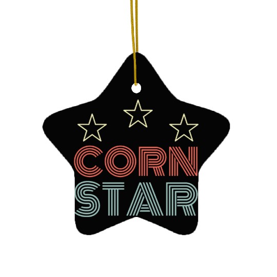 Corn Star Ceramic Ornaments