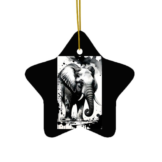 Elegant Elephants: Elevate Your Style with Grace Ceramic Ornaments