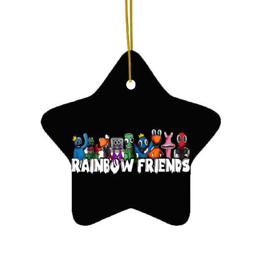 Rainbow Friends Ceramic Ornaments