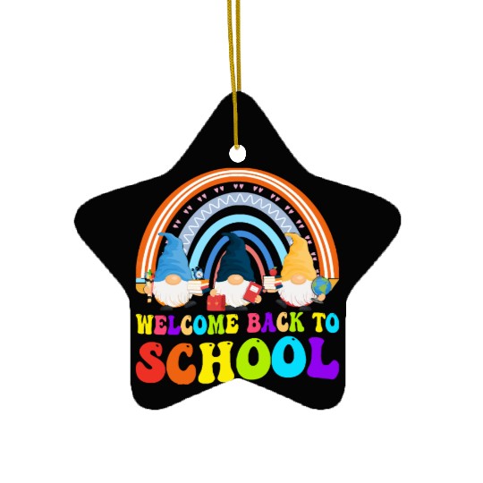 Welcome Back to School Ceramic Ornaments