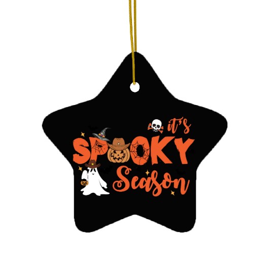 ITS SPOOKY SEASON Ceramic Ornaments