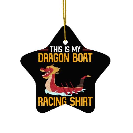 Funny This Is My Dragon Boat Racing Ceramic Ornaments Paddle