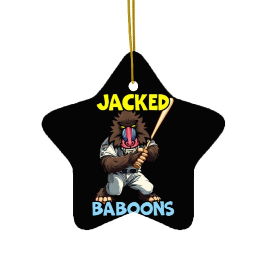 Baboon Monkey Lover Wildlife Animal Zookeeper Ceramic Ornaments