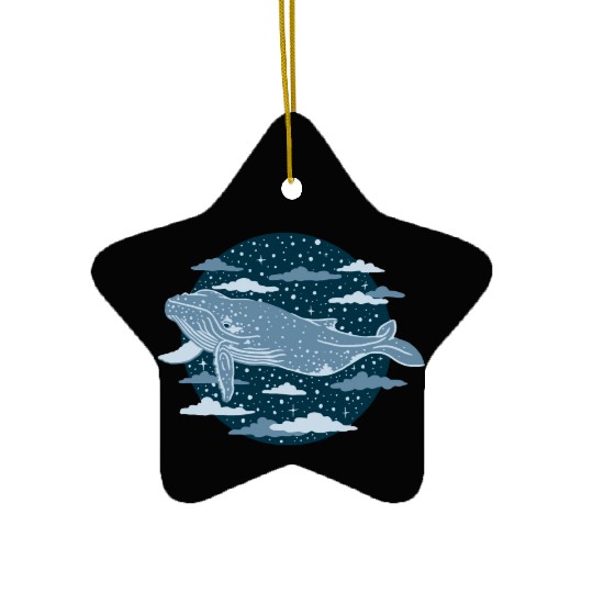 Humpback Whale Animal Art Ceramic Ornaments