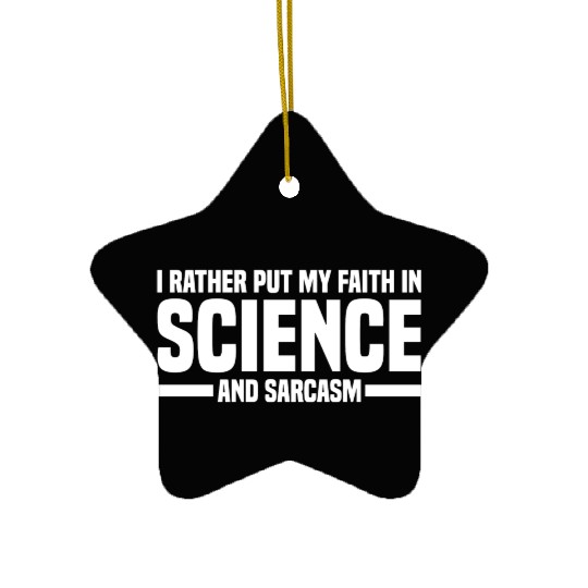 Atheism Religion Belief Atheists Science Ceramic Ornaments