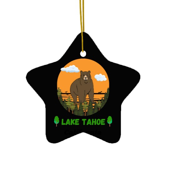 Lake Tahoe California Ceramic Ornaments