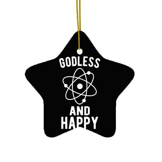 Atheist Atheism Anti Religion Securalism God Sucks Ceramic Ornaments