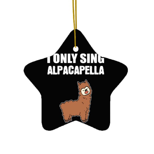 Alpacapella Orchestra Member Gift Ceramic Ornaments