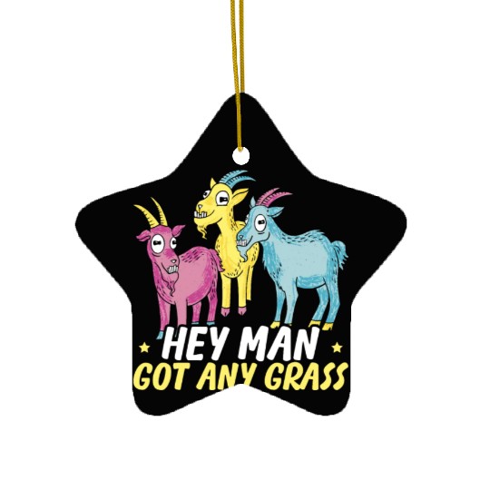 Goat Lover Kid Ranch Wool Farm Animal Farming Ceramic Ornaments