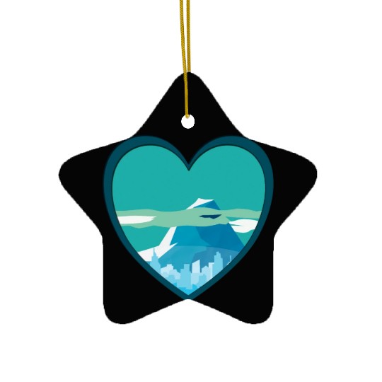 Blue mountain Ceramic Ornaments