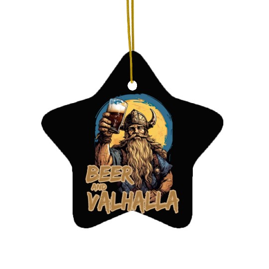 Viking World Tour Vikings Valhalla Odin for a Men Ceramic Ornaments