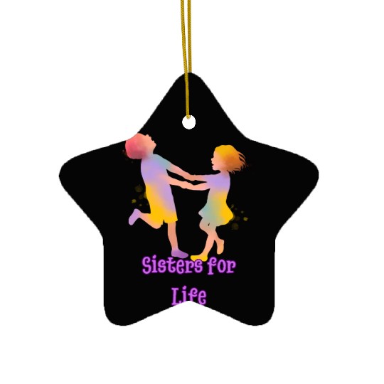 Black Orange Colorful Fun in the Sun Quote Ceramic Ornaments