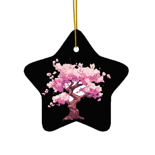 Enchanted Sakura: Blossom Bliss Ceramic Ornaments