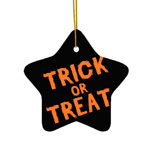 Trick or treat Ceramic Ornaments