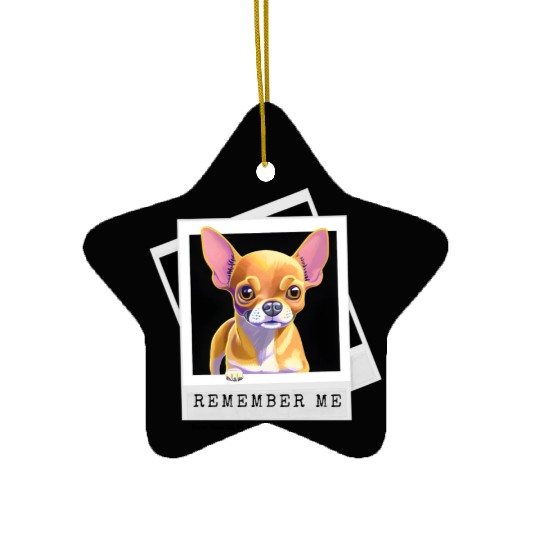 Remember that Little Chihuahua, Boss? Ceramic Ornaments