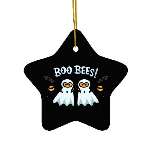 Halloween - Boo Bees Ceramic Ornaments