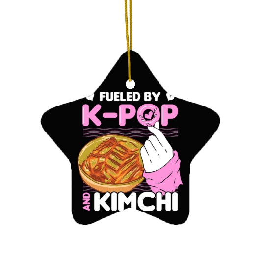Kimchi Lovers Korean Cuisine Food Gifts Ceramic Ornaments