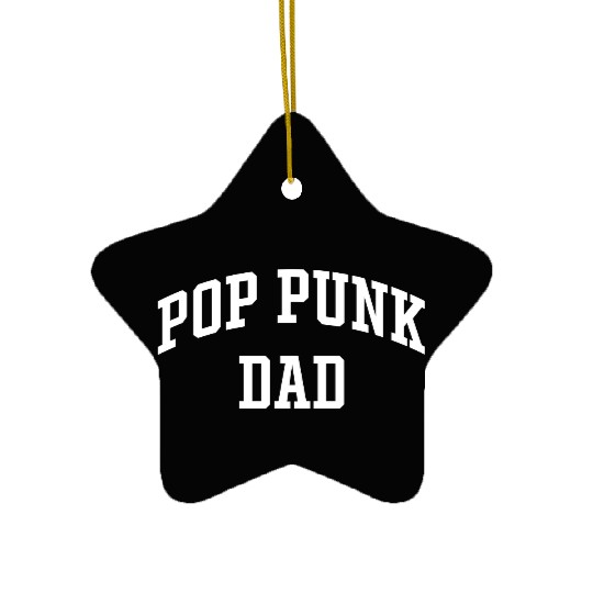 Pop Punk Dad Ceramic Ornaments