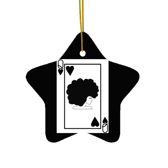 Black Queen Ceramic Ornaments