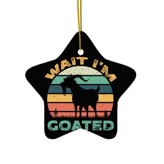 Oh wait i m goated vintage Ceramic Ornaments