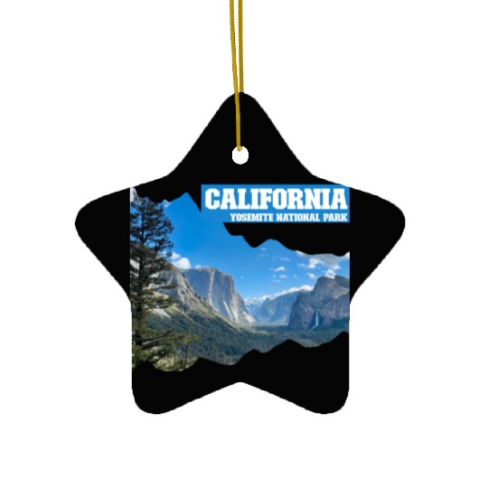 California – Yosemite National Park Ceramic Ornaments