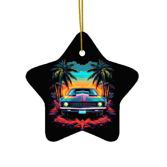 Exotic Camaro Z28 Ceramic Ornaments