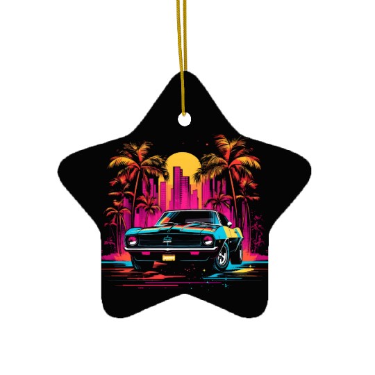 Camaro Z28 Ceramic Ornaments